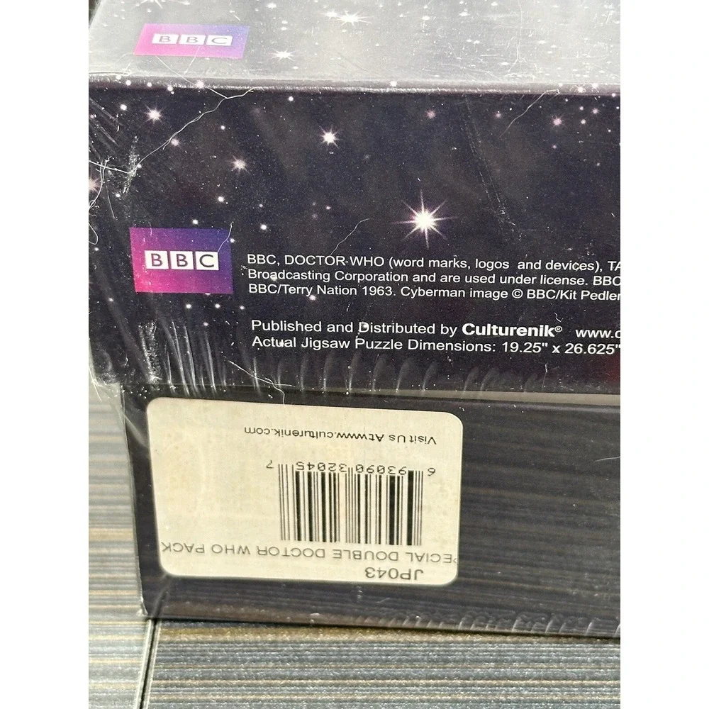 Doctor Who Sealed Vintage Lot Of 2 1000 Piece‎ Puzzles — VERY RARE- BRAND NEW